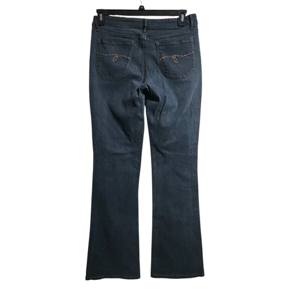 Guess Belmont Flare Women's 31 Stretch Denim Jeans Dark Wash Blue Classic Basic - Picture 5 of 9